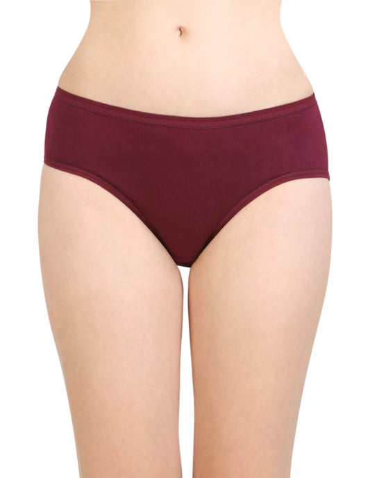 Bodycare 100% Cotton Classic Panties – Dark Assorted Outer Elastic (Pack of 3)